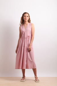 Neris – Tie The Knot Dress SN2781 – Quartz