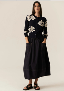 POL – Lask Daisy Cardigan PP5538 – Ink/White