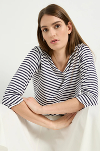 Mela Purdie – Relaxed Boat Neck – Sapphire F531 2630