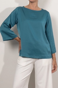 MELA PURDIE- Slice Neck Plaza F608 8702-Emerald