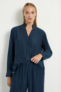 Mela Purdie: Mela Purdie – Flute Blouse F67 8492 – Black