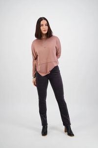 New Arrivals at Frontline Designer Clothes: Vassalli – Straight Leg Pinwale Cord Pant 5911 M – Charcoal