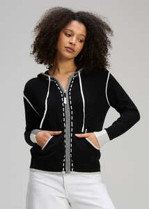 ZAKET and Plover – Threaded Hoodie ZP8128 – Black