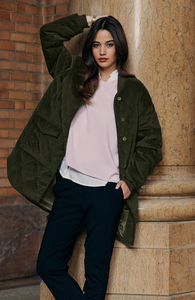 Coats and Jackets: LOOBIES STORY-Balmoral Coat LS2972 Olive