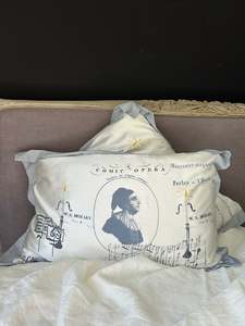 Silk Pillowslips: Musical Silk Pillowslip - Pair