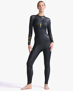 Womens Wetsuits: 2XU Propel P:1 Wetsuit Womens - Black/Ambition