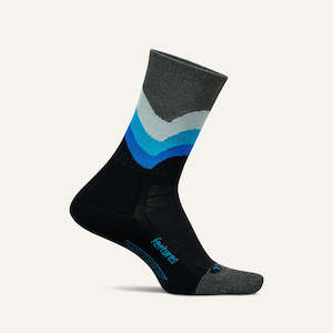 Feetures Elite Light Cushion Mini Crew Blue Swell