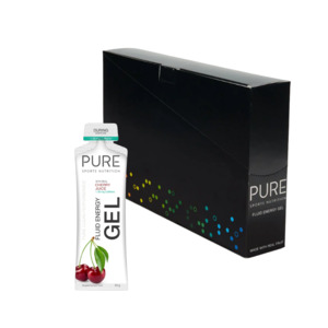 Pure Sports Nutrition: Pure Fluid Energy Gel Cherry - Box of 18