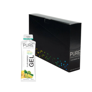 Pure Fluid Energy Gel Lemon & Lime Caffeine - Box of 18
