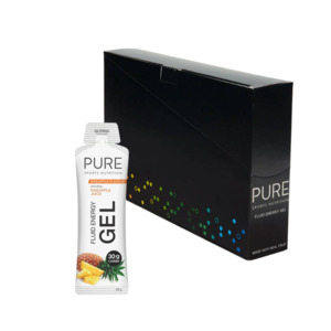 Pure Sports Nutrition: Pure Fluid Energy Gel Pineapple - Box of 18