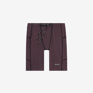 Mens Clothing: Bandit Striped Cadence™ 7 Pocket Half Tights Men's - Black with Mauve