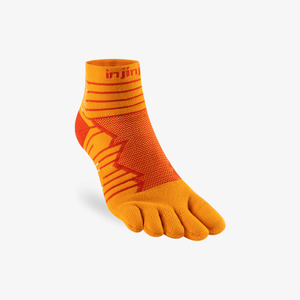 Injinji Ultra Run Midweight Mini Crew Desert Orange