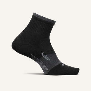Feetures Trail Max Cushion Quarter - Charcoal