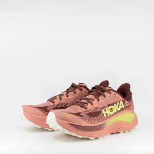 Hoka Challenger 8 (B Standard) Womens Blush/Dark Cedar