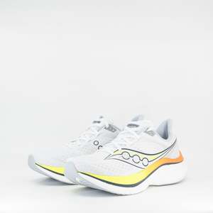 B Standard: Saucony Endorphin Speed 5 (B Standard) Womens White/Citron