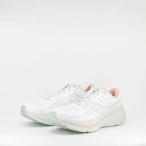 B Standard: Saucony Guide 18 (B Standard) Womens White/Mist
