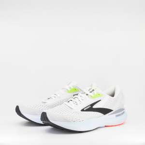 D Standard: Brooks Adrenaline GTS 24 (D Standard) Mens White/Black/Pelican