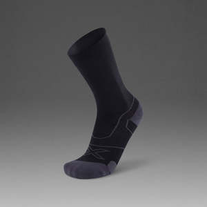 2XU Vectr Cushion Crew Black/Titanium Sock