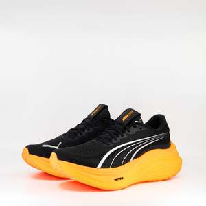 D Standard: Puma MagMax Nitro (D Standard) Mens Grey-Heat Fire