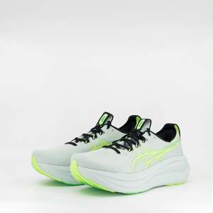 D Standard: Asics Gel-Nimbus 28 (D Standard) Mens Cold Moss/Illuminate Green