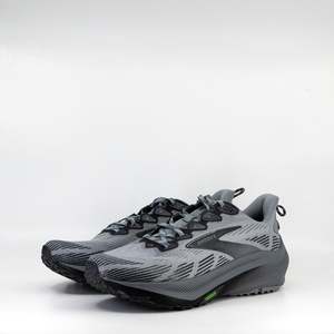Brooks Ghost Trail (2E Wide) Mens Grey/Grey/Blackened Pearl