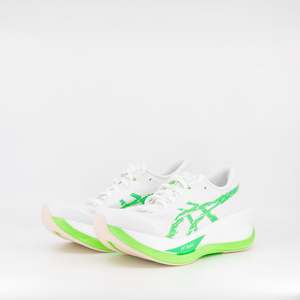 Womens Racing: Asics Sonicblast (B Standard) Womens White/Vital Green