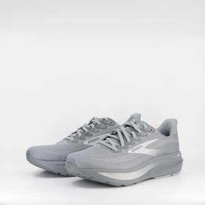 Brooks Ghost 17 (2E Wide) Mens Primer Gray/Oyster Mushroom