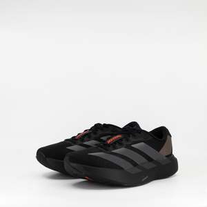 B Standard: Adidas Adizero Evo SL (B Standard) Womens Core Black / Grey Four / Impact Orange