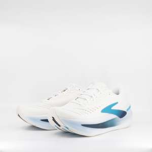 D Standard: Brooks Glycerin Max 2 (D Standard) Mens White/Blue/Spellbound