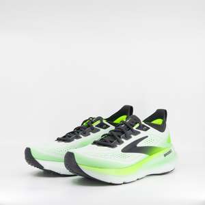 D Standard: Brooks Glycerin 23 (D Standard) Mens White/Phantom/Green Gecko
