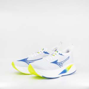 B Standard: Mizuno Neo Zen 2 (B Standard) Womens White/Ultramarine/Lightning Yellow