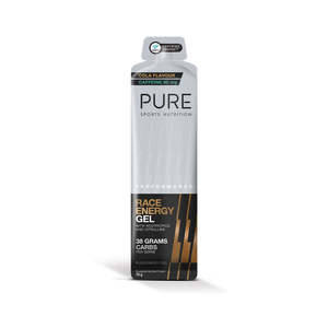 Pure Performance + Race Energy Gel - Cola + Caffeine - Box of 16