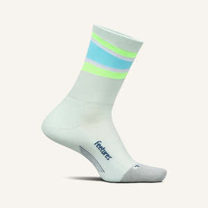 Feetures Elite Light Cushion Mini-Crew Mint Bounce
