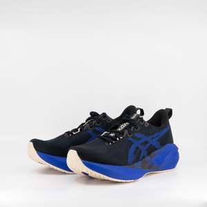 Mens Neutral: Asics Novablast 5 (2E Wide) Mens Black/Cobalt Burst