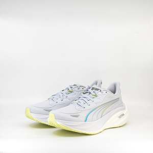 Womens Neutral 1: Puma Nitro Result (B Standard) Womens Silver Mist-Apple Spritz