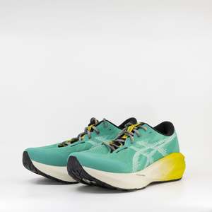 D Standard: Asics Novablast 5 TR NB (D Standard) Mens Aurora Green/ Light Dust