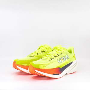 Mens Neutral: Hoka Mach X 3 (2E Wide) Mens Neon Yuzu/Squid Ink