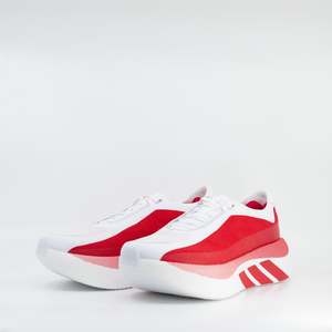 Womens Neutral 1: Adidas Hyperboost Edge (B Standard) Womens Cloud White/Pure Ruby/Zero MEtallic