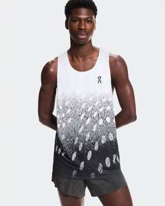 On Zero Singlet Mens White/ Iron