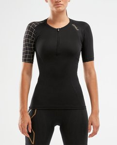 Triathlon Swimming: 2XU Compression Sleeved Top Womens