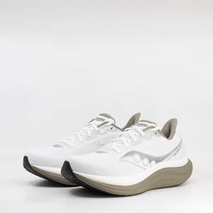 D Standard: Saucony Triumph 23 (D Standard) Mens White/Laurel