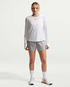 Gifts Under Runners 100: Nike One Classic Dri-Fit Long Sleeve Top Womens White