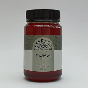 Jams Spreads: Honey Rewarewa 500g Liquid - Generation Honey*