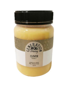 Jams Spreads: Honey Clover 1kg Creamed - Generation Honey*