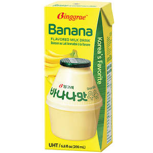 Milk Flavoured Banana Binggrae 200ml x 6