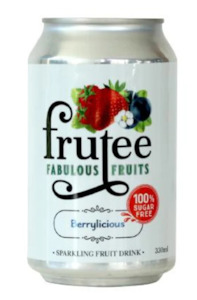 Frutee Sparkling Fruits Drink Berrylicious 330ml