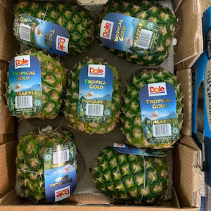 Tropicals: Pineapples Bulk Dole Tropical Gold Large 7ct Box