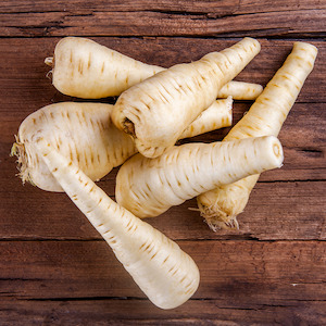 Root Crops: Parsnip 500gm Tray NZ*