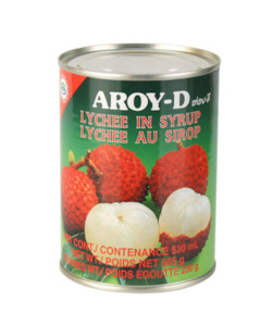 Bread Snacks: Lychees in Syrup Aroy d 565g*