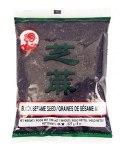 Garlic And Ginger: Sesame Seed Black 227g Cock
